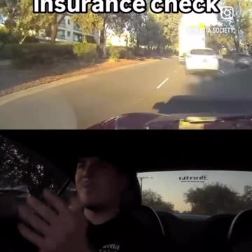He almost got an insurance check!!