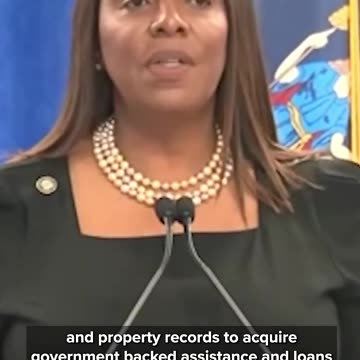 Trump Administration Goes After New York AG Letitia James Alleged Mortgage Fraud