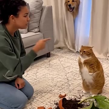 🤣😼 Cat Blamed, 🐶 Dog Confused — 🤔 Someone’s Lying! | Funny Ai Cat & Dog Story | Animal Comedy Short