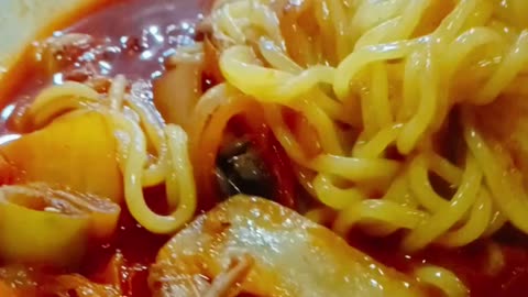 Food) 경기 광주 짬뽕집/ I came back from Gyeonggi-do, Gwangju, late at night, after eating Jjamppong!