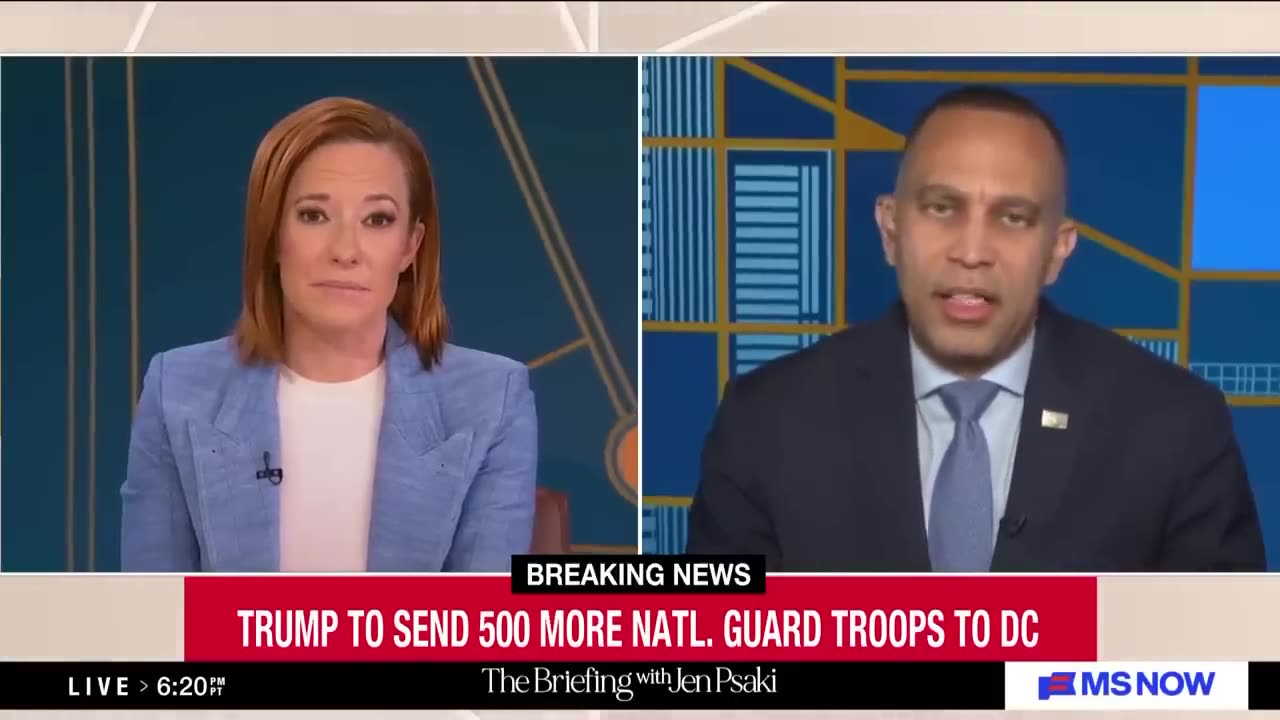 Leader Jeffries on MS NOW's The Briefing with Jen Psaki