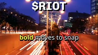 Riot Makes Aggressive Bitcoin Mining Push $RIOT #stonks #investing #genbet