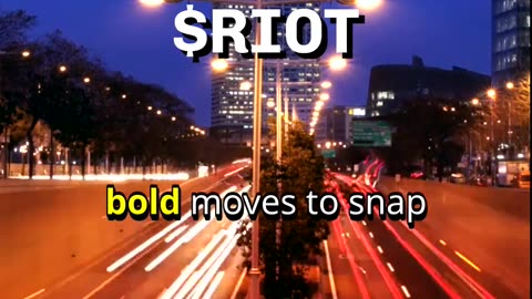 Riot Makes Aggressive Bitcoin Mining Push $RIOT #stonks #investing #genbet