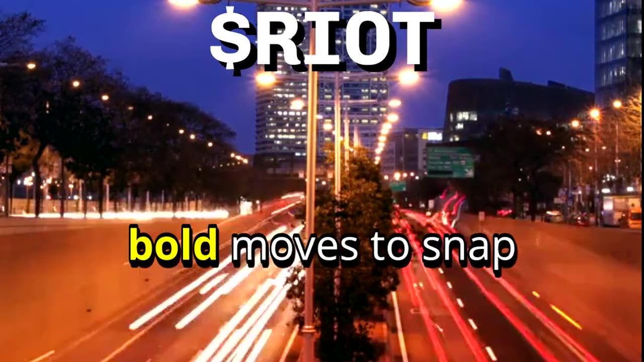 Riot Makes Aggressive Bitcoin Mining Push $RIOT #stonks #investing #genbet