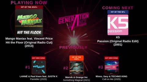 Generation Dance Radio - EDM, Dance, Eurodance, Trance, House, Hands up