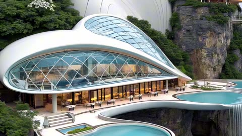 A cliffside masterpiece with cascading infinity pools and unrivaled views.