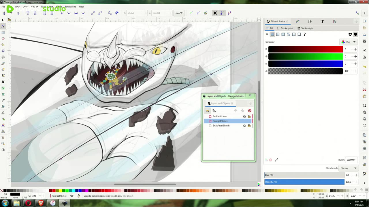 Raurgoth Snak Attak Timelapse (16x)