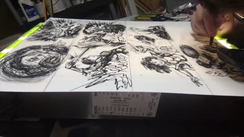 Charcoal Art for page 47 in 1 Minutes