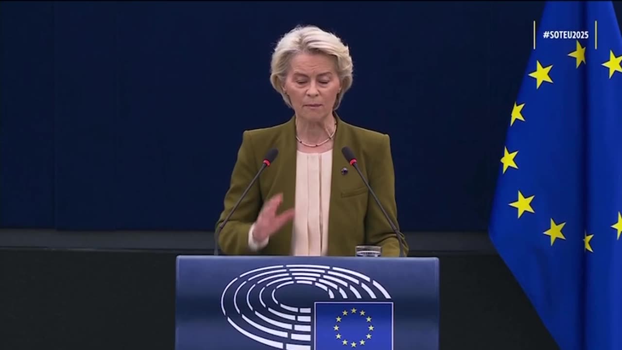 URSULA VAN DER LEYEN CALLS FOR NEW WORLD ORDER AND RISE OF REVIVED ROMAN EMPIRE