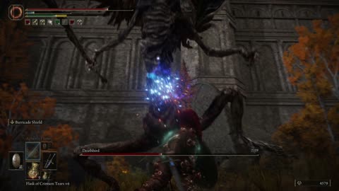 Elden Ring PC | Deathbird in Altus Plateau boss fight solo on NG