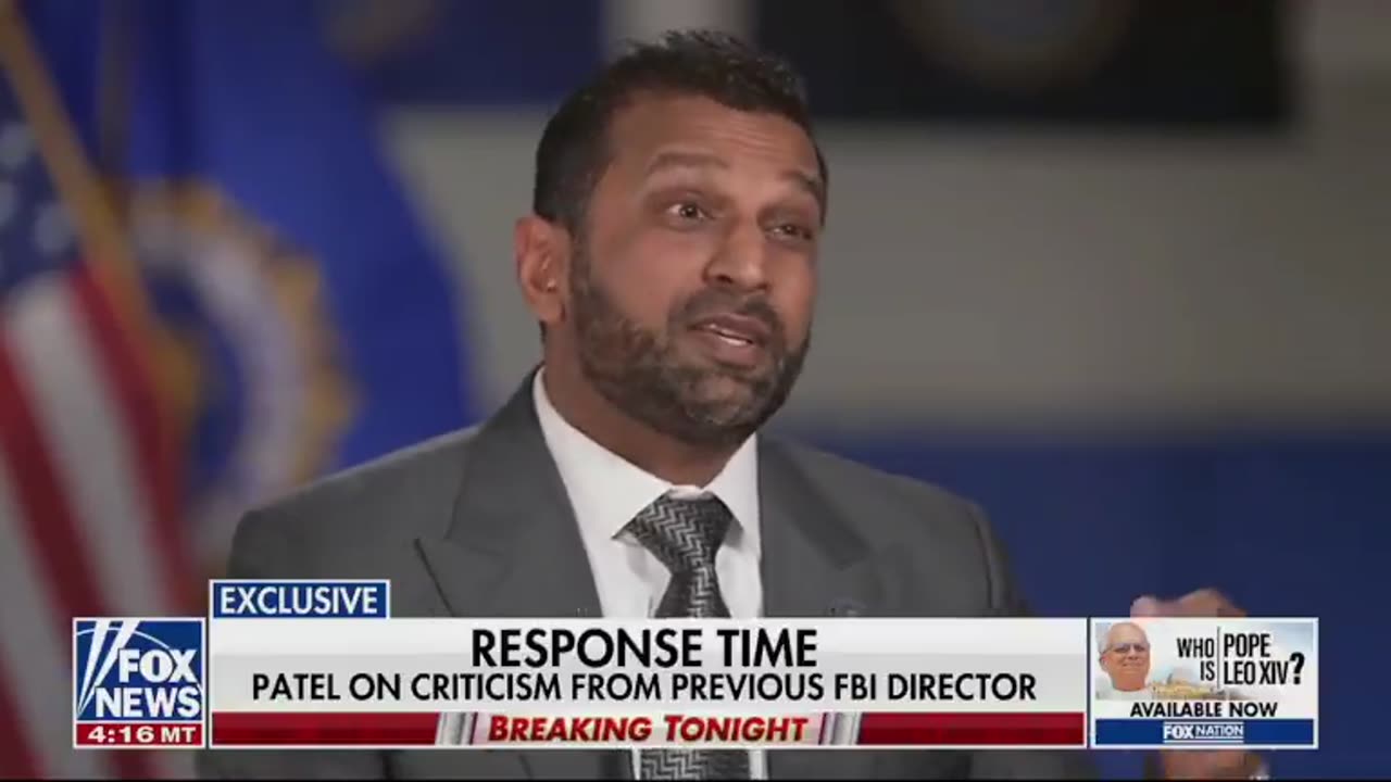 FBI Director says James Comey inspired a wave of assassination threats on President Trump