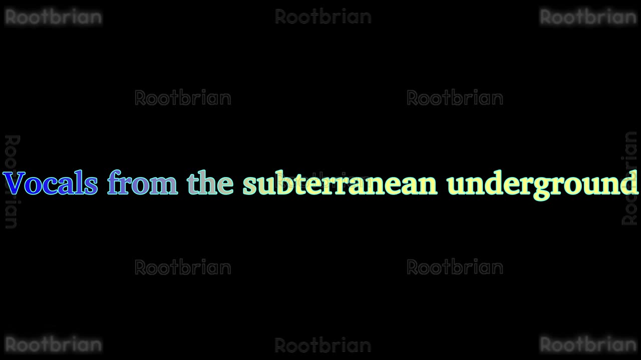 Vocals from the subterranean underground (soundtrack)