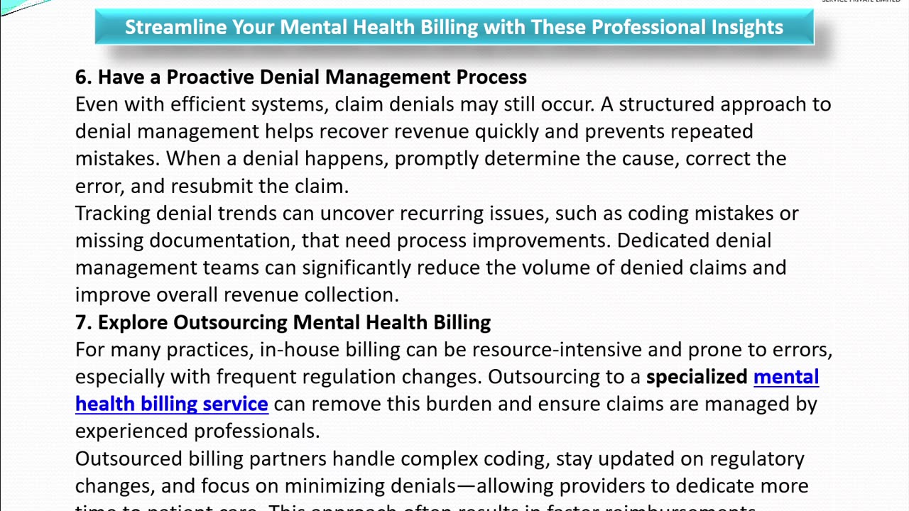 Streamline Your Mental Health Billing with These Professional Insights