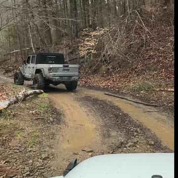 Off-Roading Adventure Deep in the Muddy Woods 2d #jeep #jeepwrangler #offroad