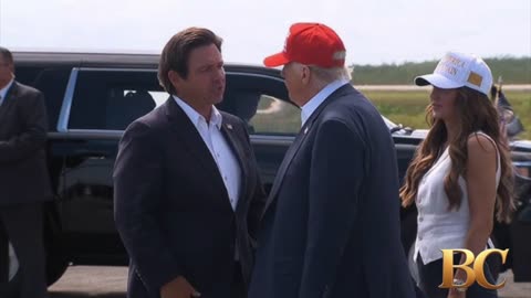 Trump and Ron DeSantis put aside rivalry at ‘Alligator Alcatraz’