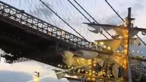 Mexican Ship vs Bridge