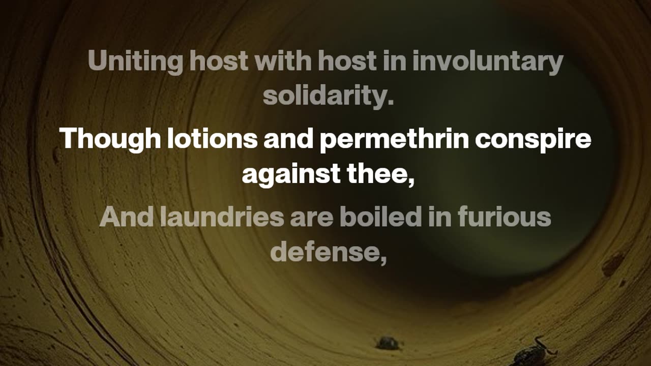 Ode to Scabies
