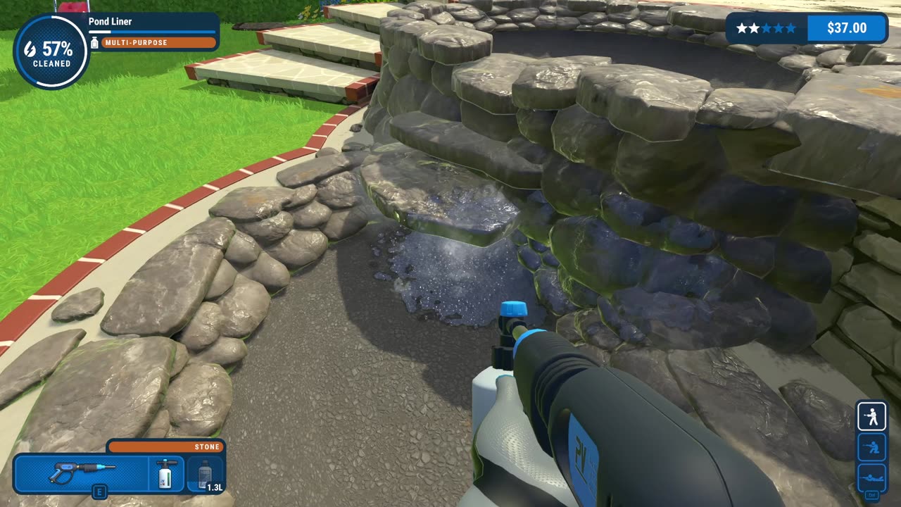 Continuing to Clean the Back Yard (Power Wash Simulator)