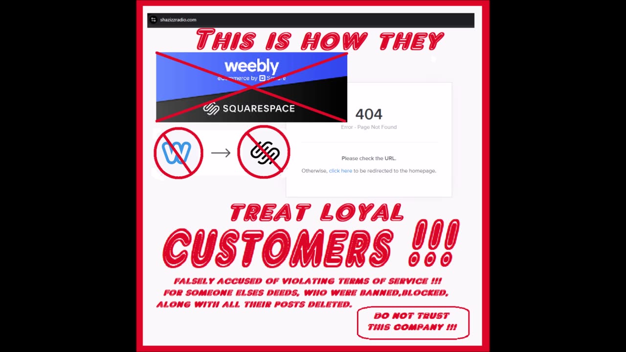 WEEBLY AND SQUARESPACE