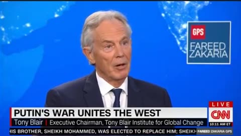 Tony Blair CNN interview on Russia and NATO