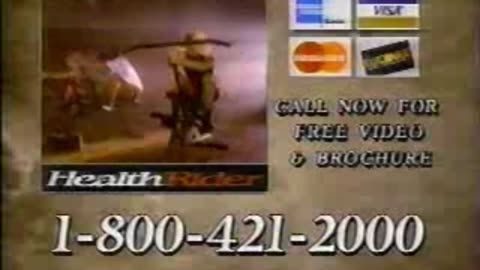 Health Rider TV commercial - 90s