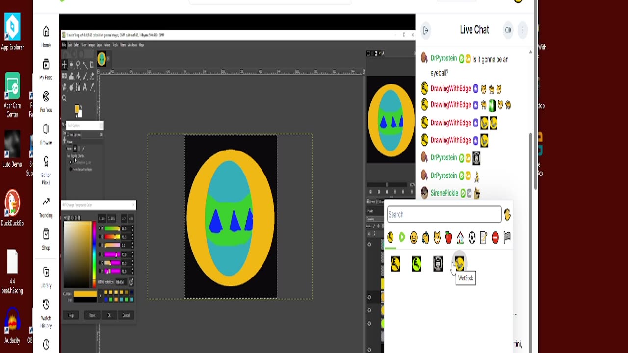 Emotes in the Chat