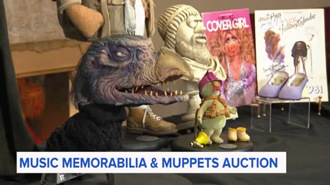Music and Muppets memorabilia is up for auction