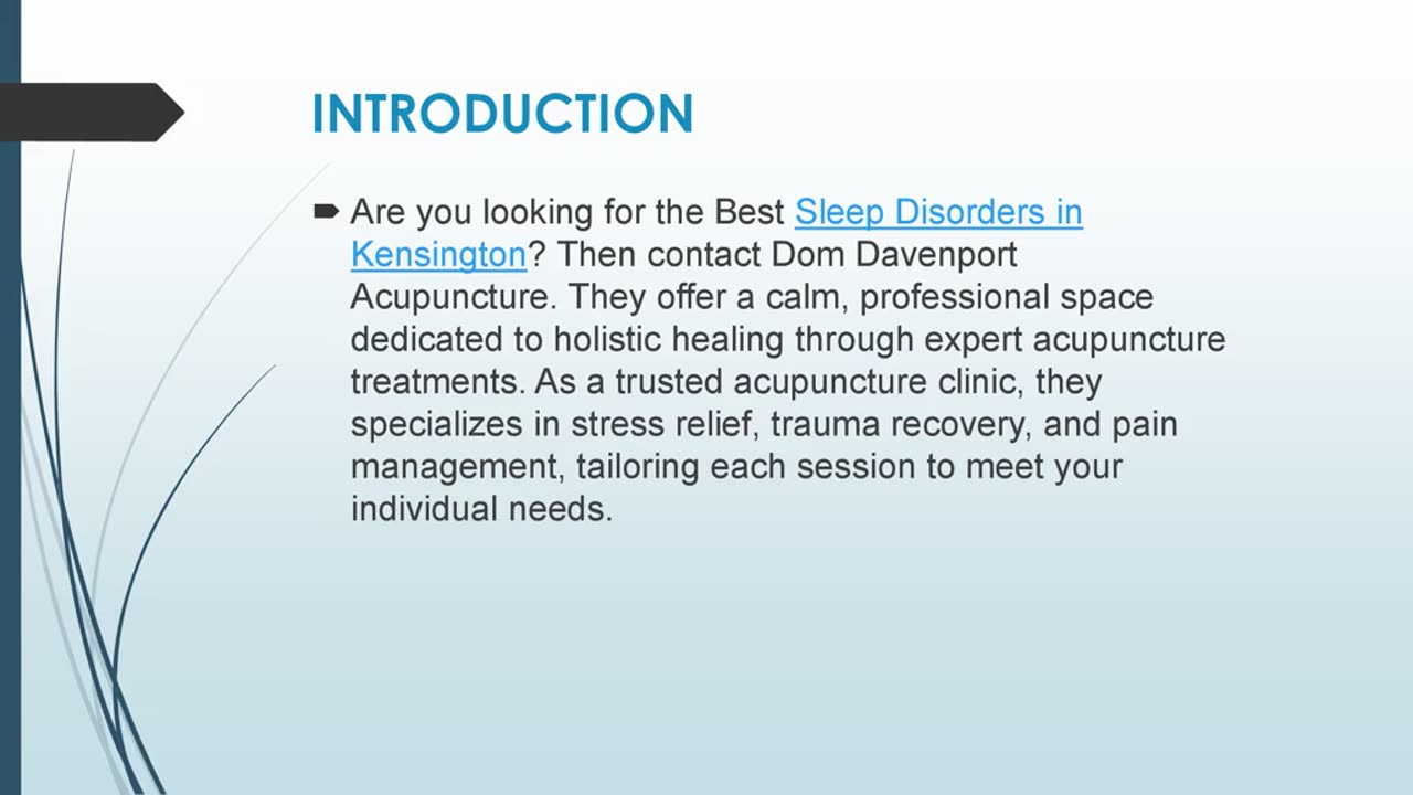 Best Sleep Disorders in Kensington