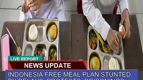Indonesia Free Meal Plan Stunted by Delays Protes