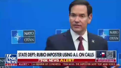 State Department: Rubio imposter using AI on calls