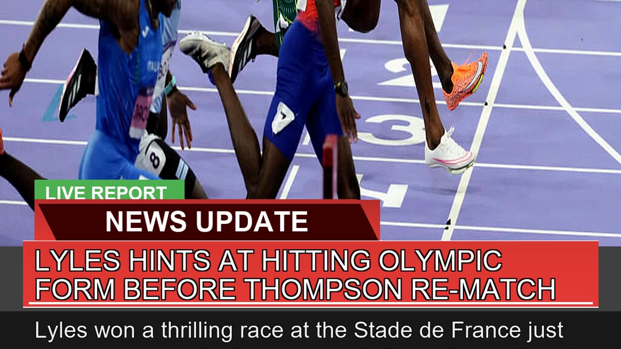 Lyles Hints at Hitting Olympic Form Before Thompso