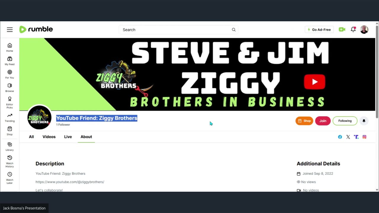 YouTube Friend: Ziggy Brothers