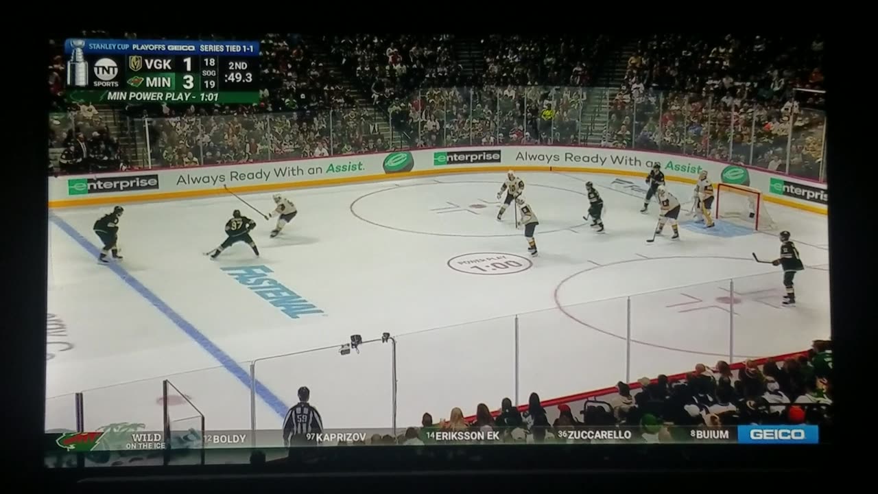 West 1st Round Game 3 - VGK vs MIN - Wild Lead 4-1