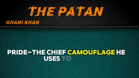 The patan ghani khan book