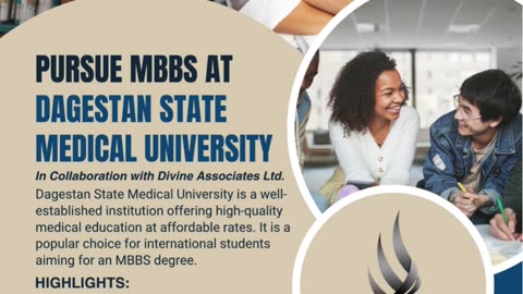 MBBS in English at Dagestan – Apply Now for 2025 with Divine Associates Ltd