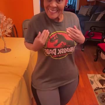 Granny is feeling the vibe of youngin.