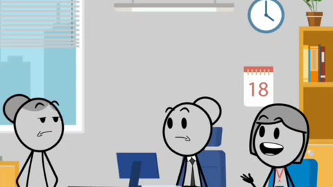 Not Time Theft if You Follow Policy! 🕒💼 #WorkLifeTruth #shorts #animation