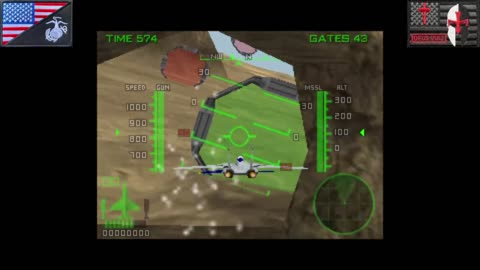 AeroFighters Assault [Practice Mode - Pilot Control] (N64 - 1997) [NA Version of "エアロ・ファイターズ・アサルト"]
