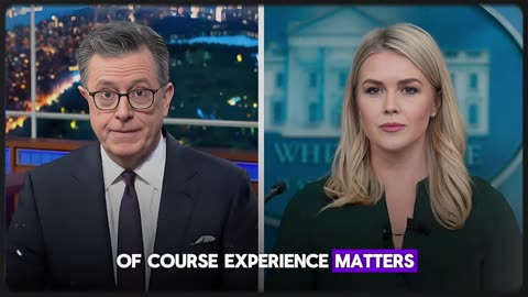 Stephen Colbert INSULTS Karoline Leavitt on Live TV–Her Response Leaves Audience Speechless!!
