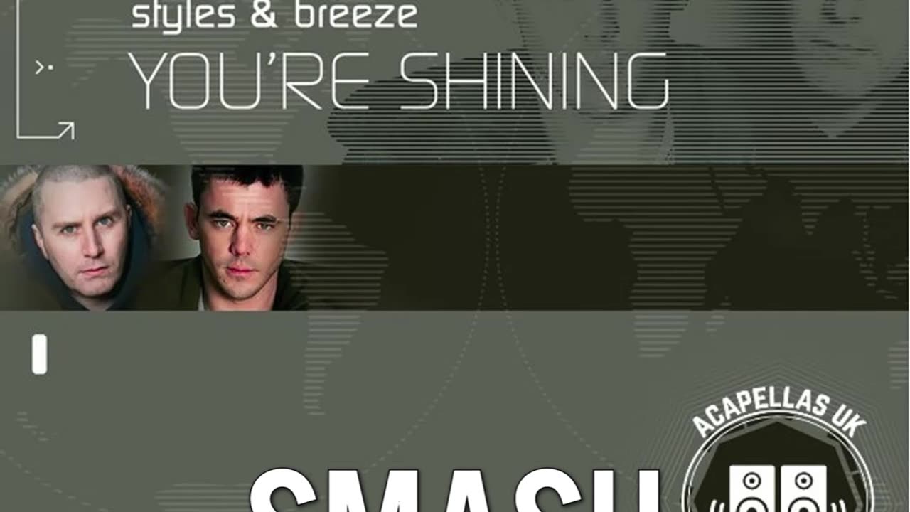 Breeze & Styles - You're Shining (Breeze & Styles Remix) [Acapella, Lead & Backing Vocals]