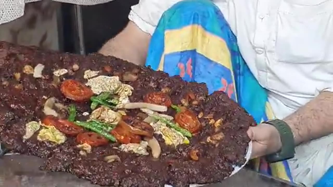 Would you eat Pakistani kebab fried in black oil?