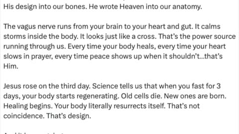 God Didn't Just Create You, He Carved Himself Into You