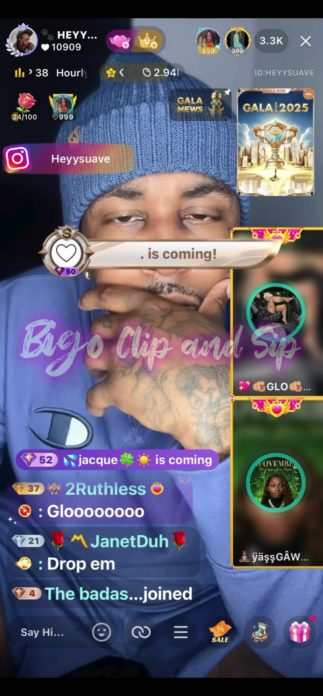 Lionel talks to SueWoo about getting shoes n barbies 12/3/25 #bigoclipandsip