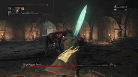 Bloodborne Blood Starved Beast Boss Fight