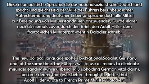 German Broadcast – The foreign policy situation, August 29, 1939 [English subtitles]