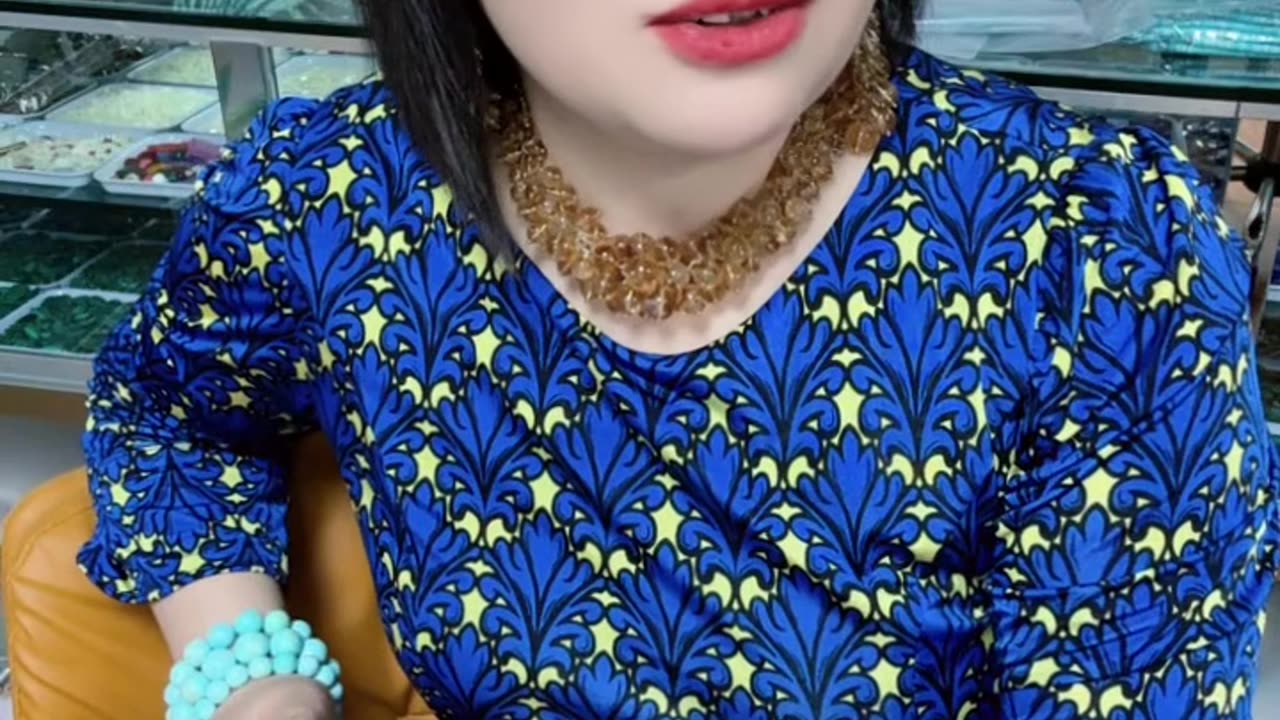 20250725-9 Natural Original Turquoise Spheres String Nature Waltz