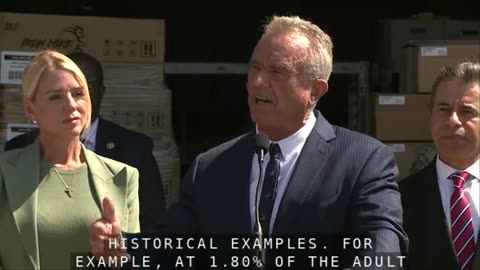 SEPTEMBER 10 2025 AG Bondi, HHS Sec RFK Jr take action against illicit vaping products