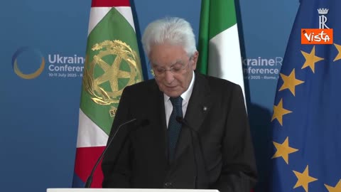 Il discorso di Mattarella alla Conferenza per la Ricostruzione dell'Ucraina svolta a Roma il 10-11 luglio 2025-INTEGRALE All'evento hanno partecipano 3.500 persone,tra leader politici,esponenti del 3 settore e rappresentanti di 2000 aziende