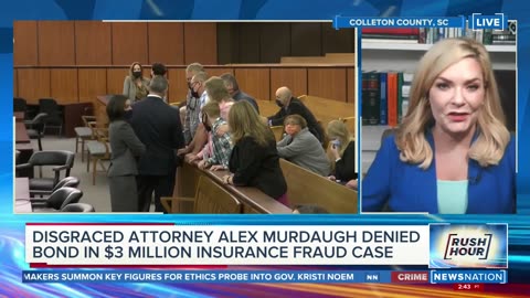 Disgraced attorney Alex Murdaugh denied bond in insurance fraud case | Rush Hour