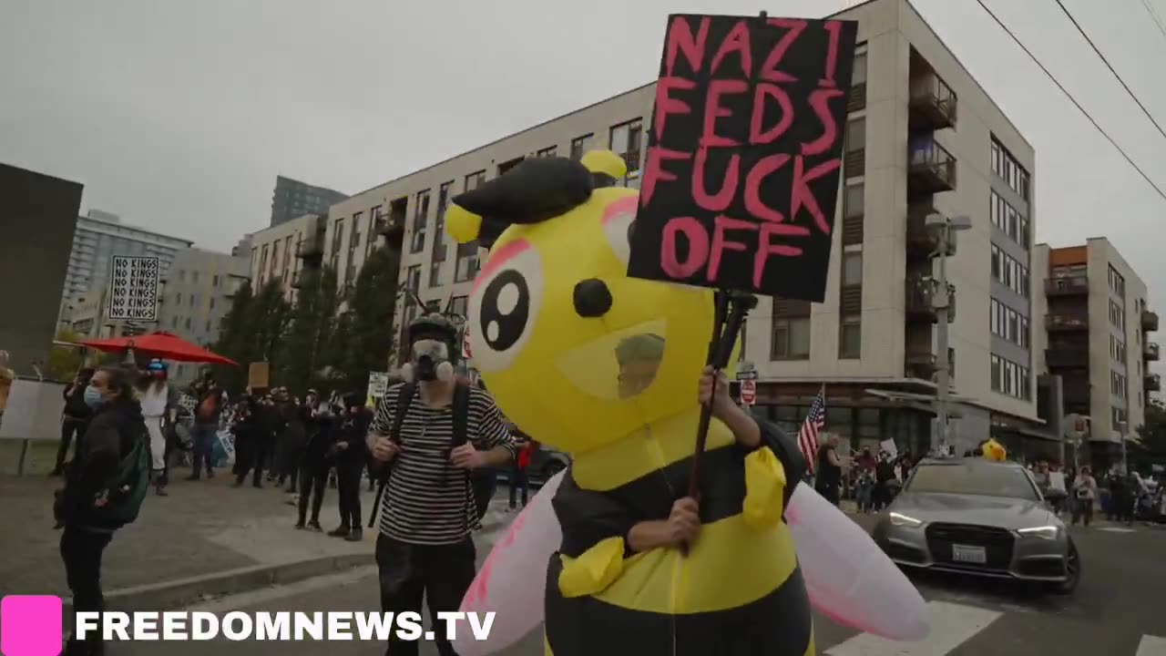Portland Federal Agents ARREST Anti-ICE Protesters during NO KINGS
